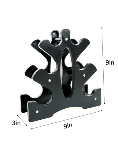 NEU 3-stufiger Hantel Aufbewahrung Halter Baum Organizer Ständer Rack Halterung Fitness Gym - Bild 2 von 3