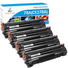 4 Pack CE278A Black Toner Cartridge For HP 78A LaserJet Pro P1560 P1566 P1606DN