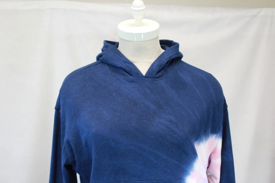 Nuevo WildFox Wild Fox sudadera con capucha de felpa francesa suéter con bolsillos tie dye grande $126 Foto 3 de 4