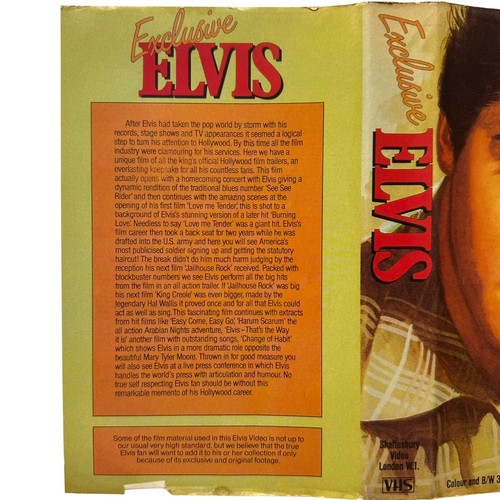 Elvis VHS Video Exclusive Rare Collectors Video The King Rock N Roll VHS Video - Picture 12 of 20