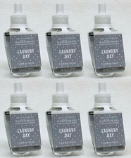6 Bath Body Works LAUNDRY DAY Wallflower Home Scent Oil Refill Bulb