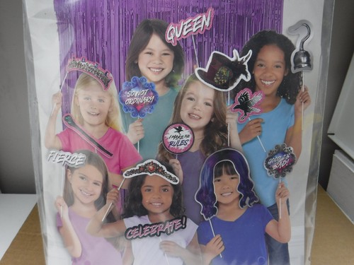 Disney Descendants 3 Suministros para Fiesta Selfie Escena Accesorios para Foto Decoración de Cumpleaños - Imagen 2 de 5