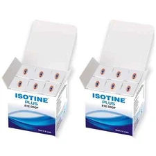 12 x Isotine Plus Eye Drops Pure Herbal 100% Genuine For Immature Cataract 10ml