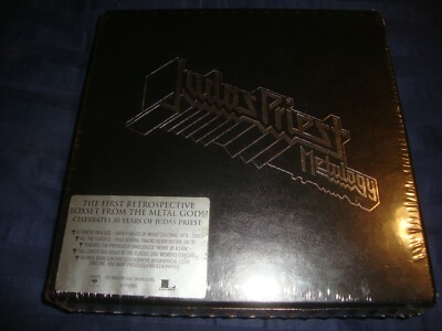 Judas Priest Metalogy promo cd box set Sealed hype sticker