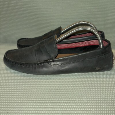 Lacoste Concours Leather Loafers Slip On Comfort Men display picture 1