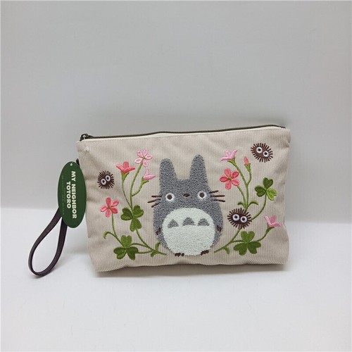 Japan Ghibli Totoro Stickerei Cord Geldbörse Münze Kosmetik Aufbewahrungstasche - Bild 2 von 4