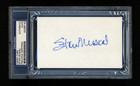STAN MUSIAL SIGNED MINT INDEX CARD PSA/DNA SLABBED HOF AUTOGRAPHED CARDINALS WSC