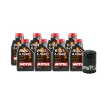 8L Motul 8100 X-CLEAN + 5W30 Wix XP Filter Motor Oil Change Kit API SN/CF