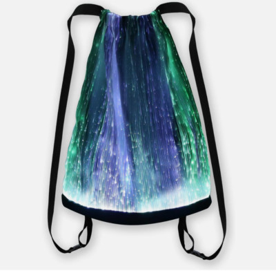 LED fiber optic Light up Backpack For Rave Music Festival Party Club