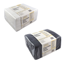 Disposable Hair Towels Hair Beauty Salon 80x40cm pack of 50 DEO Black or White