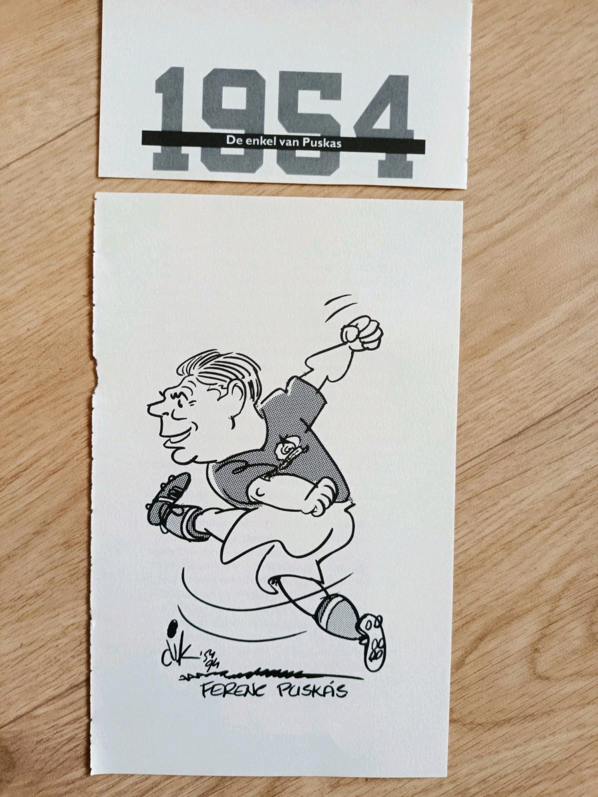 コリンシアンプロスターズ ハンガリー1954 プスカシュ　Puskas s-l1600.jpg