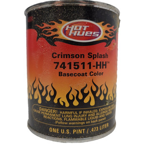 Pint Hot Hues Custom Paint Basecoat 741511 Crimson Splash Dupont Airbrush
