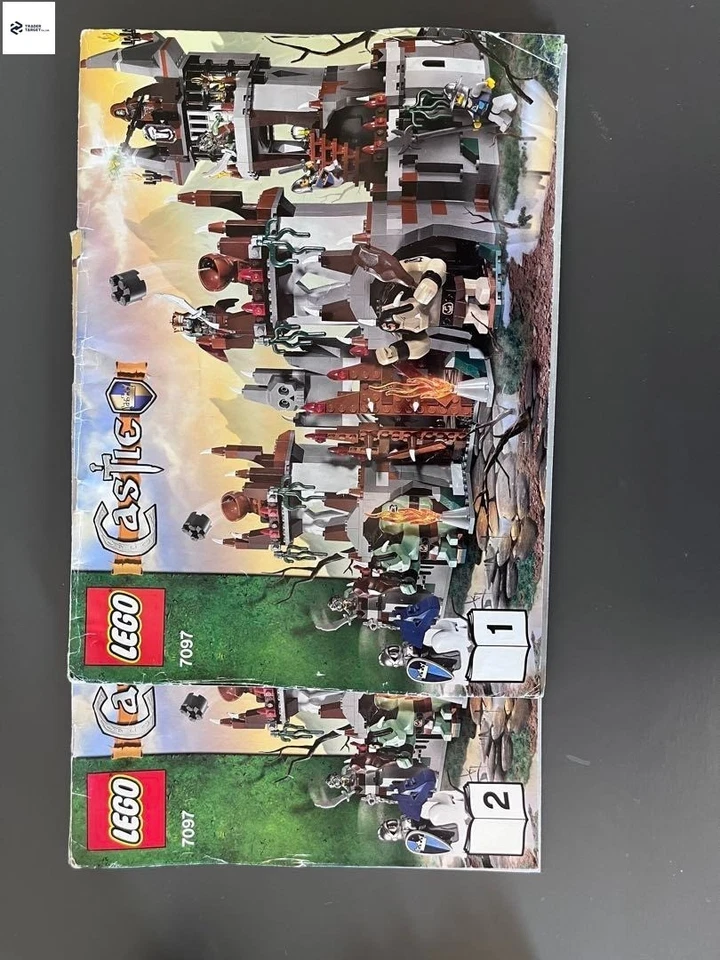 LEGO Castle Fantasy Era Trolls' Mountain Fortress 7097 In 2009 Used W/Manuals - Image 2 of 4