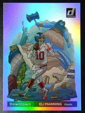 2022 Panini Donruss Optic DT-EM Eli Manning Downtown "FACTORY DIMPLE"