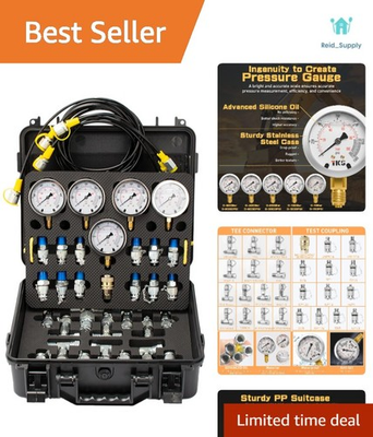 #ad Hydraulic Pressure Kit for Excavator Includes 13 Couplings amp; 14 Tee Con... $202.00