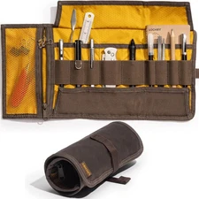® Art & Electronic Organizer | EDC Roll-Up Tool Bag for Pen Lovers & Tech | M...