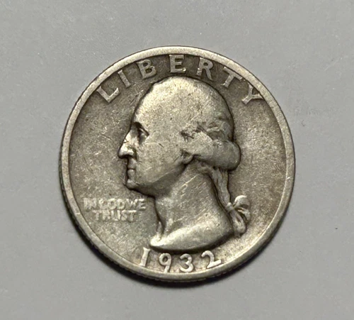 1932 S WASHINGTON QUARTER VG-F