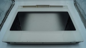 Miele Backofentür weiß Glas Backwagen Scharniere Tür Ofentür H214E H214