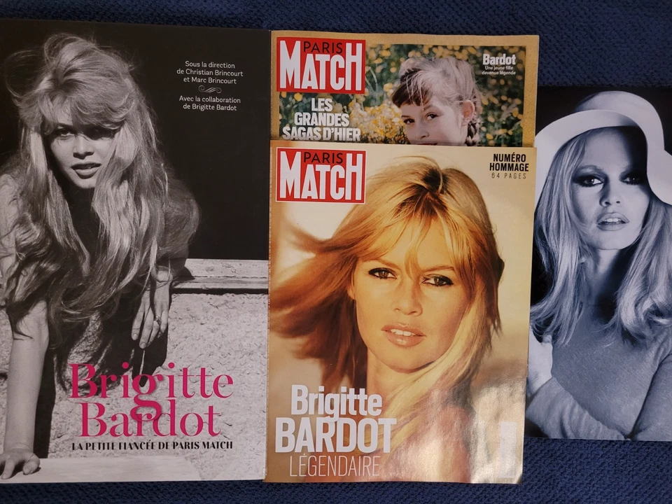 LIVRE LA PETITE FIANCÉE DE PARIS MATCH🎬+2 PARIS MATCH 2025💐ET 1 PHOTO A4 BB  - Photo 1/4