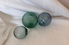 Antique Japanese Floats- Set Of 3