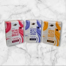 Dove Plant Milk Cleansing Bar Soap, Moisturized Skin, Variety-3 Pack