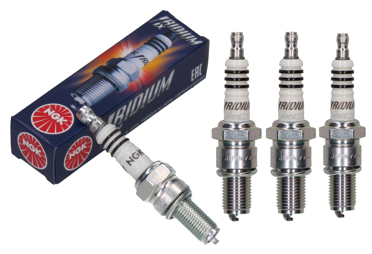 NGK Iridium Spark Plug BR8ECMIX #3520 Set Of 4