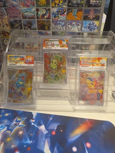 First Partner Series 2 Promos Bundle Totodile Chikorita Cyndaquil ACE 10 PERFECT