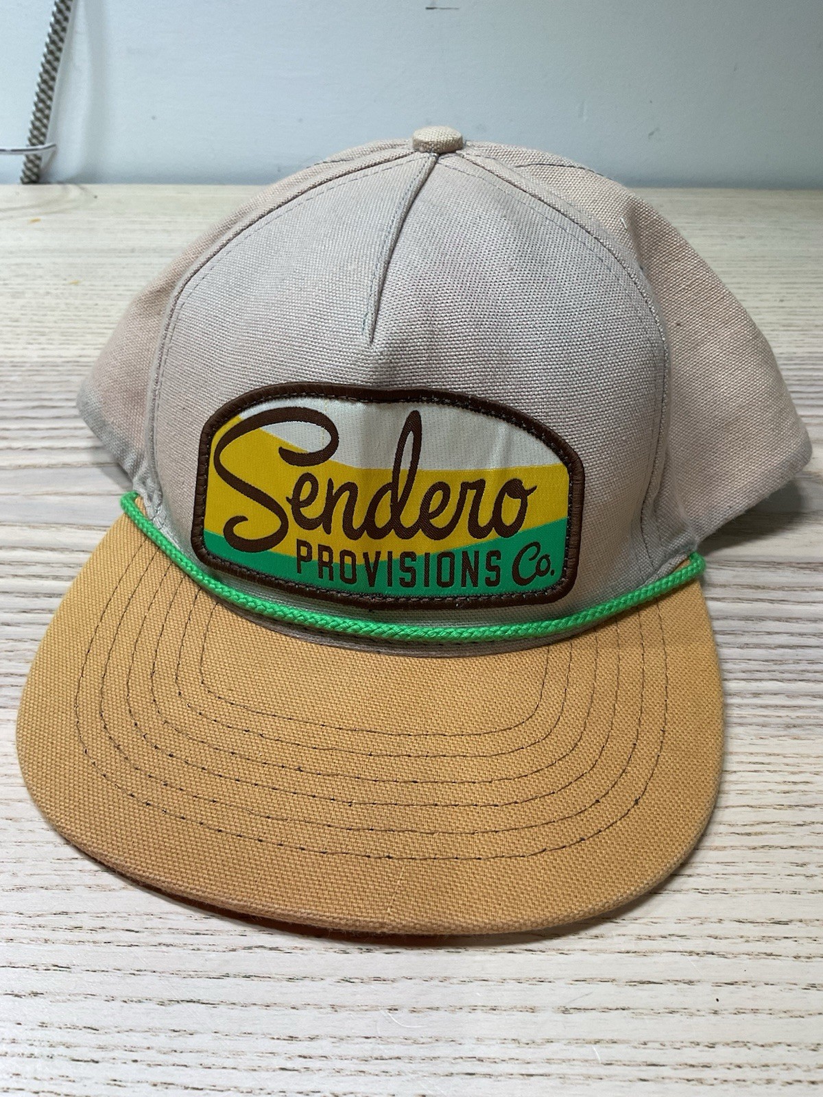 Sendero Provisions Hat Beige Patch Adjustable Sna… - image 3