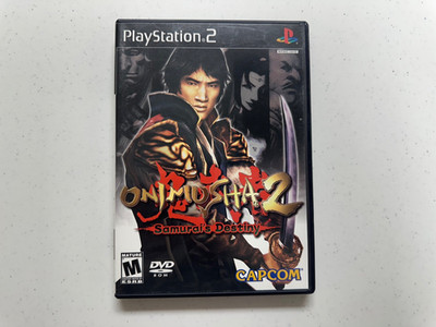 Onimusha 2: Samurai's Destiny (PlayStation 2,2002) CIC w/Manual VF-NM Untested!!