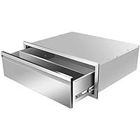 Outdoor Kitchen Drawers Single-Layer Stainless Steel Flush Mount   BBQ Drawer