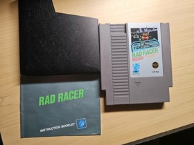 Lotto 5 giochi/manuali NES Jackal, Rush N Attack, QBert, Rad Racer, Foreman KO testati