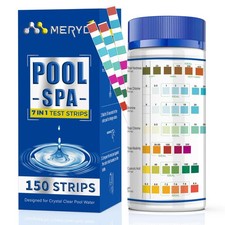 7-Way Pool Test Strips,150 Strips and Hot Tub Strips,Accurate Test...