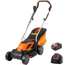 Yard Force 40V Cordless Lawn Mower 32cm Cutting Width Lithium Ion Battery 30L