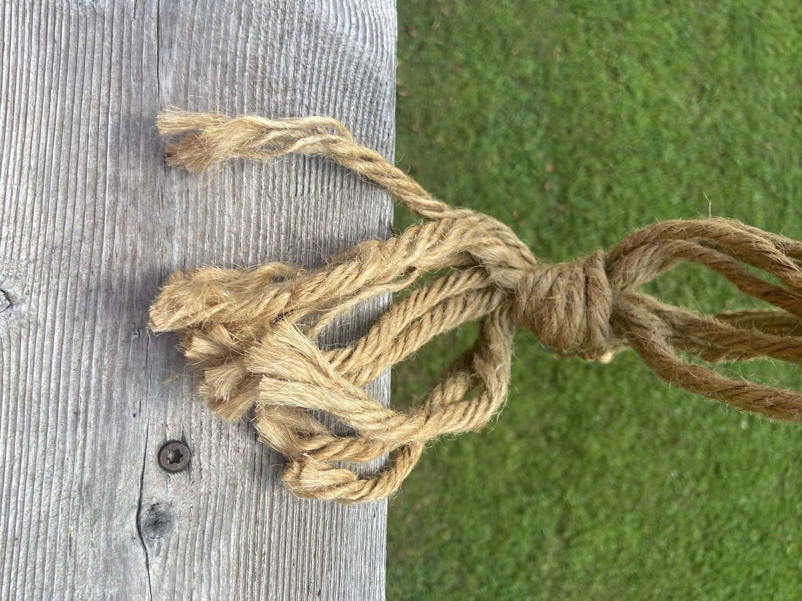 Lot Of 2 Macrame Plant Hangers 39 In Binder Twine Boho Vintage