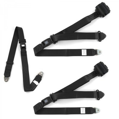 Ford 1933 - 1934  Model C  Standard 3pt BK Retractable Bench Seat Belt Kit - 3  