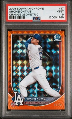 2025 Bowman #17 Shohei Ohtani Dodgers
