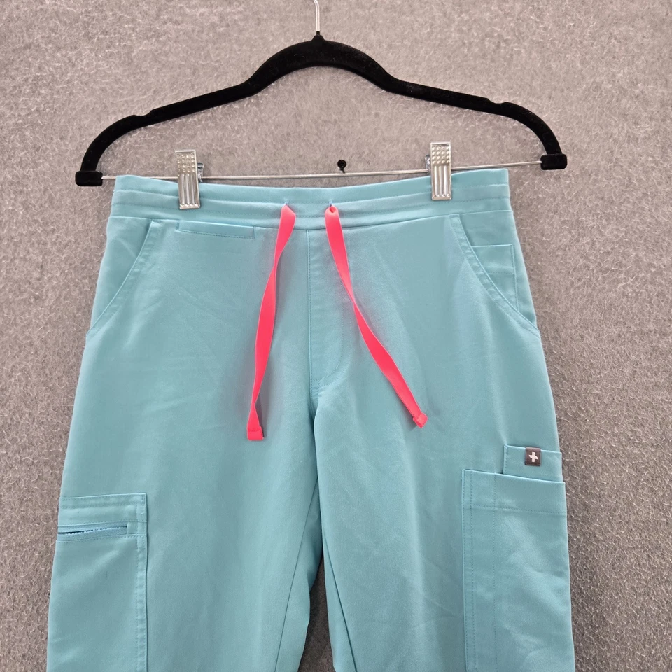 FIGS Women Scrub Pants XXS/P Light Blue Jogger TW2000P Yola Skinny 27" Inseam - Image 4 of 4