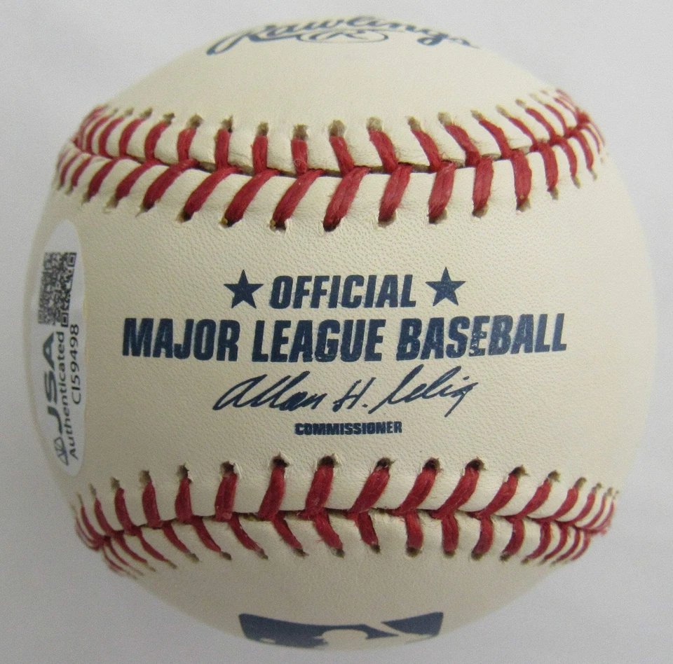 Béisbol automático firmado por Donn Clendenon JSA CI59498 Foto 2 de 3