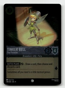 Tinker Bell - Tiny Tactician 189/204 Fabled Cold Foil