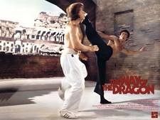 Way of the Dragon 1972 quad poster print 30x40" Bruce Lee Chuck Norris FREE P&P