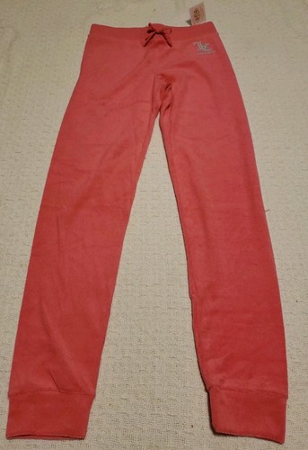 Pantalones Juicy Couture Niñas Talla 14 Impactantes Rosa Terrycloth Cordón Pista - Imagen 3 de 10