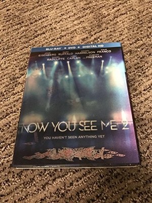 Now You See Me 2 [Blu-ray + DVD + Digital HD] BRAND NEW!