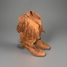 Vintage Dingo Leather Fringed Western/Cowgirl Boots Size 6