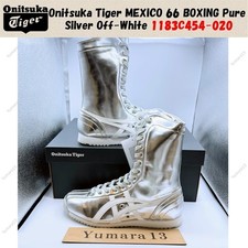 Onitsuka Tiger MEXICO 66 BOXING Pure Silver Off-White 1183C454-020 Custom