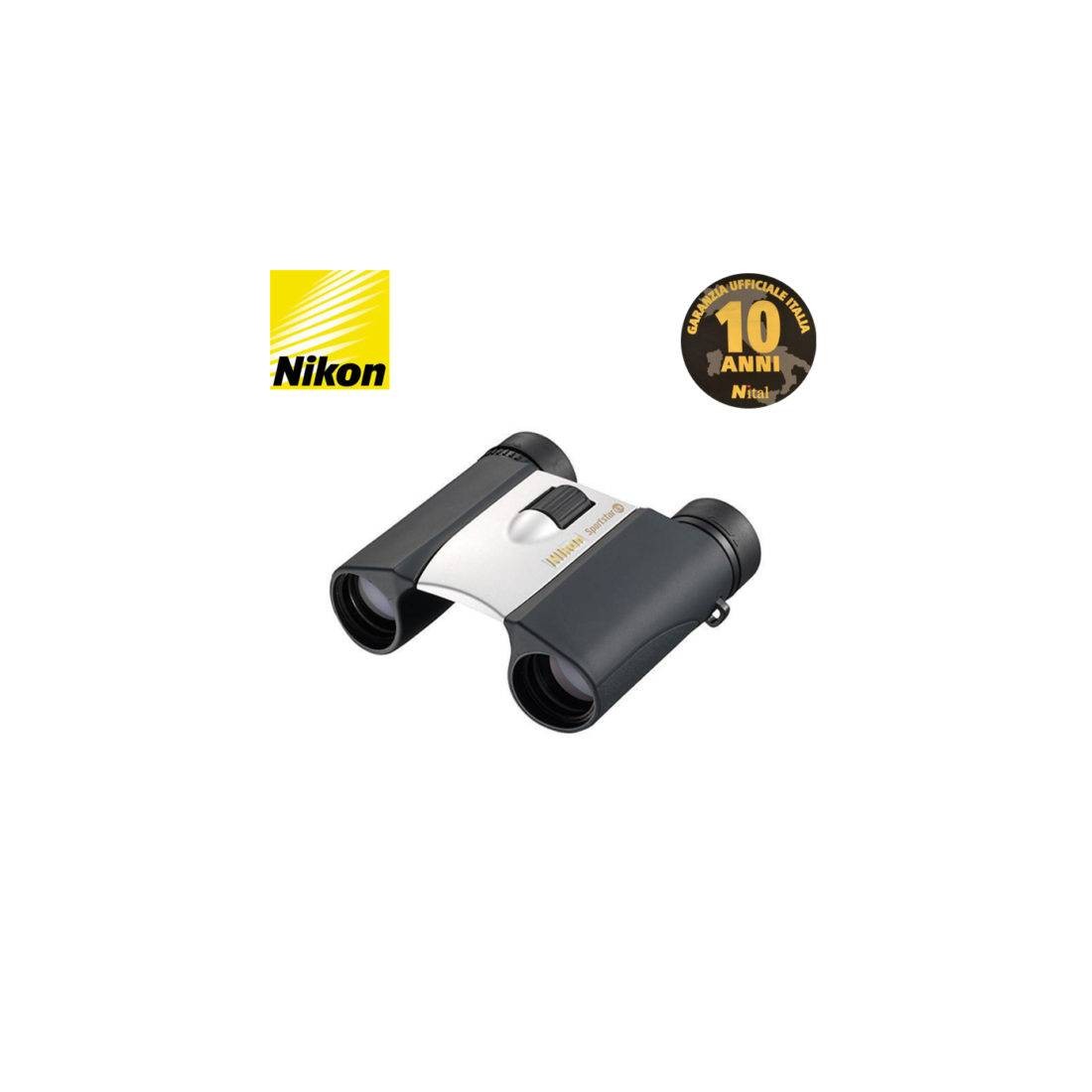 Nikon Stabilized 10x25 S Binocolo Con Stabilizzazione D'immagine, 10x Ingrandimento