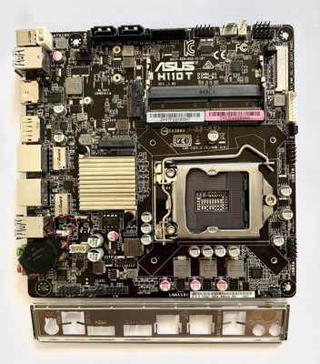 Asus H110T Thin Mini-ITX Mainboard, LGA1151, HDMI/DP,  2x DDR4 SO-DIMM