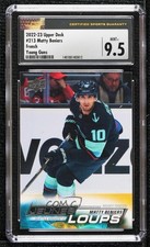 2022 Upper Deck Series 1 Young Guns French Matty Beniers CSG 9.5 Mint Plus 0d5s