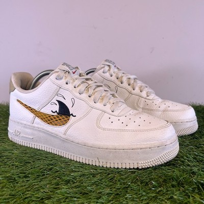 Nike Turnschuhe 8 Herren weiß Air Force 1 Low 07 LV8 Next Nature Sun Club Haifischflosse