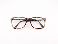 Persol Eyeglasses Frames Only, 3213-V 24, 55-18-145, Brown, Made in Italy