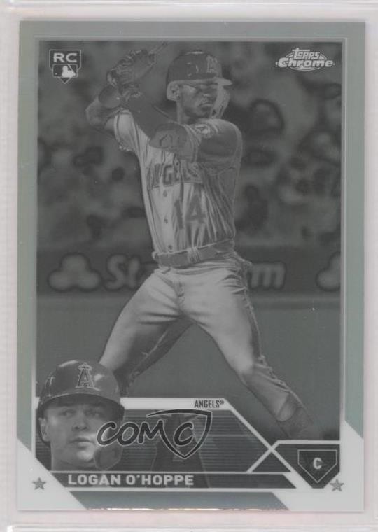 2023 Topps Chrome Negative Refractor Logan O'Hoppe #188 06bg
